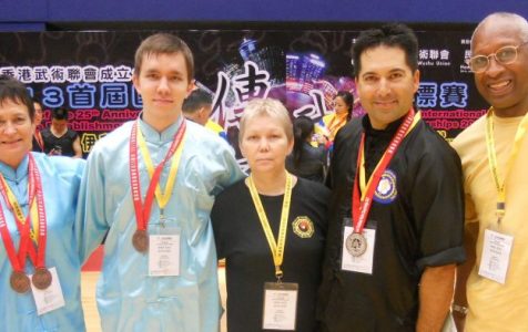 Australian Wushu Team in Hong Kong 2013 - With Friends from USA